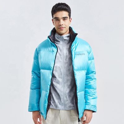 Aşağı Kış Açık Kirpi Ceket Erkek Giyim Kısa 2 Taraflı %100 Polyester