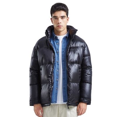 Aşağı Kış Açık Kirpi Ceket Erkek Giyim Kısa 2 Taraflı %100 Polyester