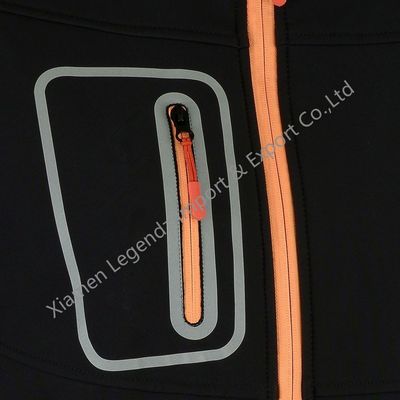 Espandex Outdoor Su Geçirmez Ceket Erkek Çok Cepli Fermuar Sıcak Softshell Kapşonlu Ceket