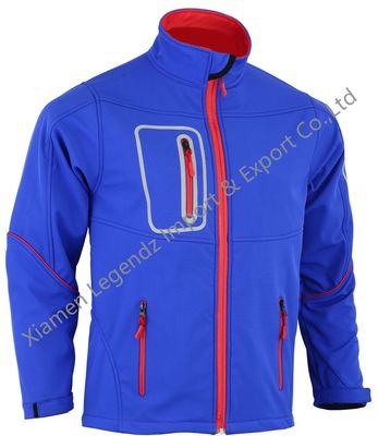 Espandex Outdoor Su Geçirmez Ceket Erkek Çok Cepli Fermuar Sıcak Softshell Kapşonlu Ceket