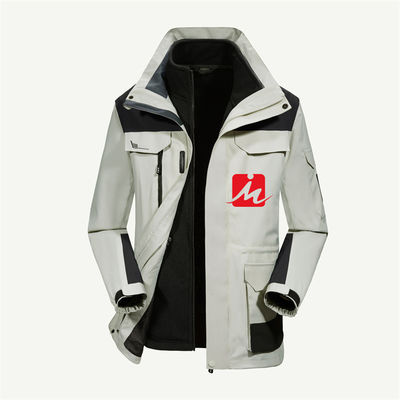 Rüzgarlık Su Geçirmez Softshell Ceketler Kış Polar Polyester Astar Ceket