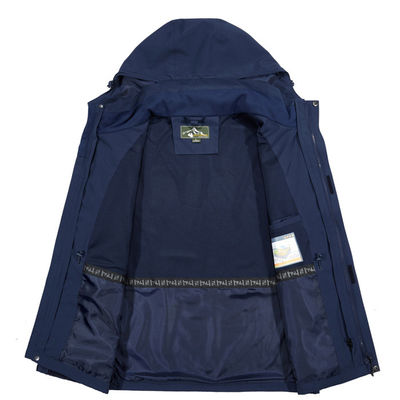 Rüzgarlık Su Geçirmez Softshell Ceketler Kış Polar Polyester Astar Ceket
