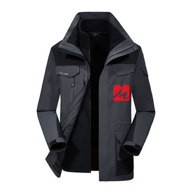 Rüzgarlık Su Geçirmez Softshell Ceketler Kış Polar Polyester Astar Ceket