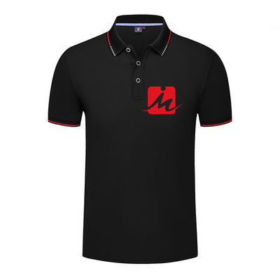 OEM Erkek Rahat Pamuklu Tişörtler Örme Nefes Alabilir Golf Polo Gömlekleri