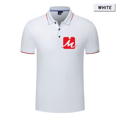 OEM Erkek Rahat Pamuklu Tişörtler Örme Nefes Alabilir Golf Polo Gömlekleri