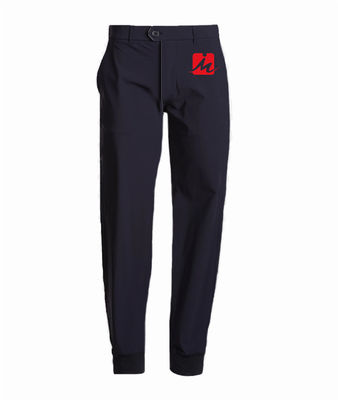 Unisex Streç Golf Pantolon Koşu Jogging Yapan Golf Pantolon Spandex İpli Nervürlü