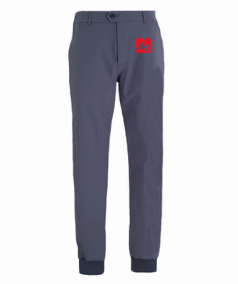 Unisex Streç Golf Pantolon Koşu Jogging Yapan Golf Pantolon Spandex İpli Nervürlü
