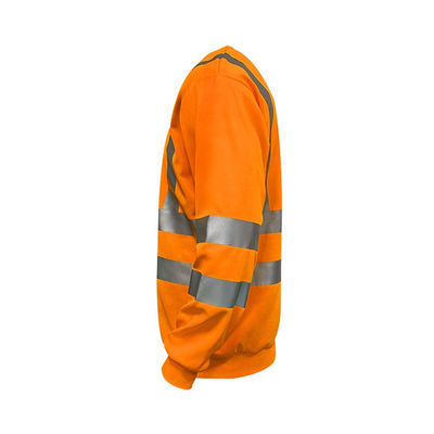 Özelleştirilmiş Yüksek Görünürlüklü Giysiler Uzun Kollu Güvenlik Görevlisi Üniforma Gömlekleri