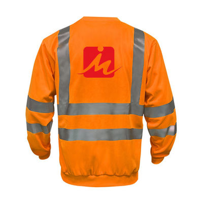 Özelleştirilmiş Yüksek Görünürlüklü Giysiler Uzun Kollu Güvenlik Görevlisi Üniforma Gömlekleri