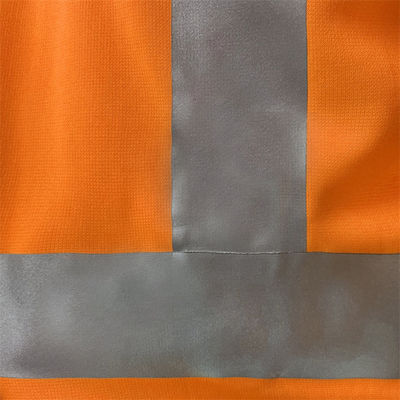 Özelleştirilmiş Yüksek Görünürlüklü Giysiler Uzun Kollu Güvenlik Görevlisi Üniforma Gömlekleri