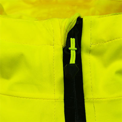 Su geçirmez Yüksek Görünürlüklü Giysiler Hi Vis Üniforma Yansıtıcı İş Ceketi İş Kıyafeti
