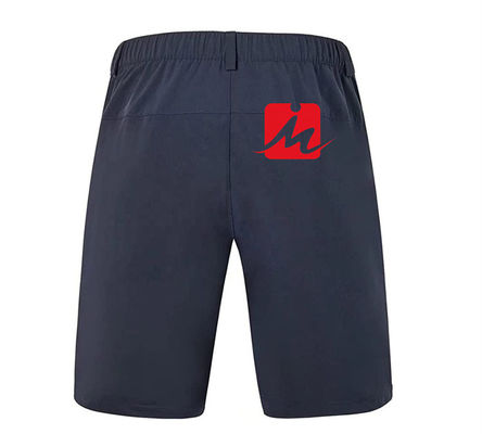 Hızlı Kuruyan Streç Golf Şortu Nem Emici Katı Günlük Polyester Spandex Golf Şortu