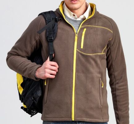 Doğa Sporları Kışlık Polar Ceket Zip Polyester Erkek Giyim