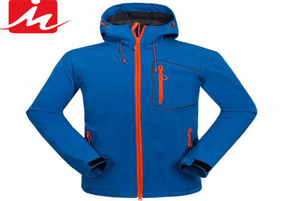 Su Geçirmez Su Geçirmez Softshell Ceketler Dış Mekan Kış Erkek Polyester Spandex Ceket