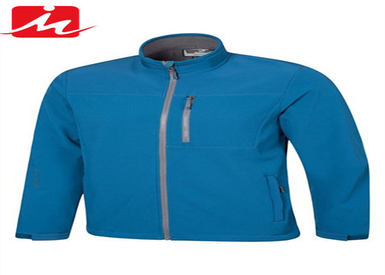 Nefes Alabilir Su Tutmaz Kış Ceketi Erkek Spandex Polyester Yumuşak Kabuklu Ceket