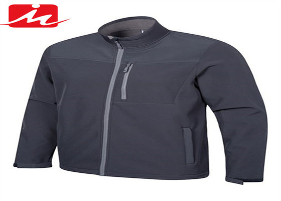 Nefes Alabilir Su Tutmaz Kış Ceketi Erkek Spandex Polyester Yumuşak Kabuklu Ceket
