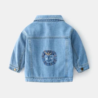 reclye toptan ilkbahar ve sonbahar rahat erkek çocuklar için denim ceket