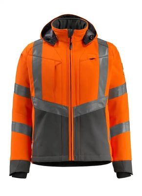 Erkekler softshell ceket Floresan renkler yansıtıcı renkler ceketler iş giysisi softshell su geçirmez ceketler