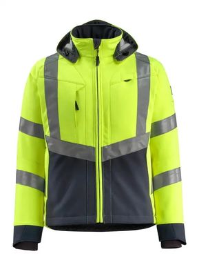 Erkekler softshell ceket Floresan renkler yansıtıcı renkler ceketler iş giysisi softshell su geçirmez ceketler